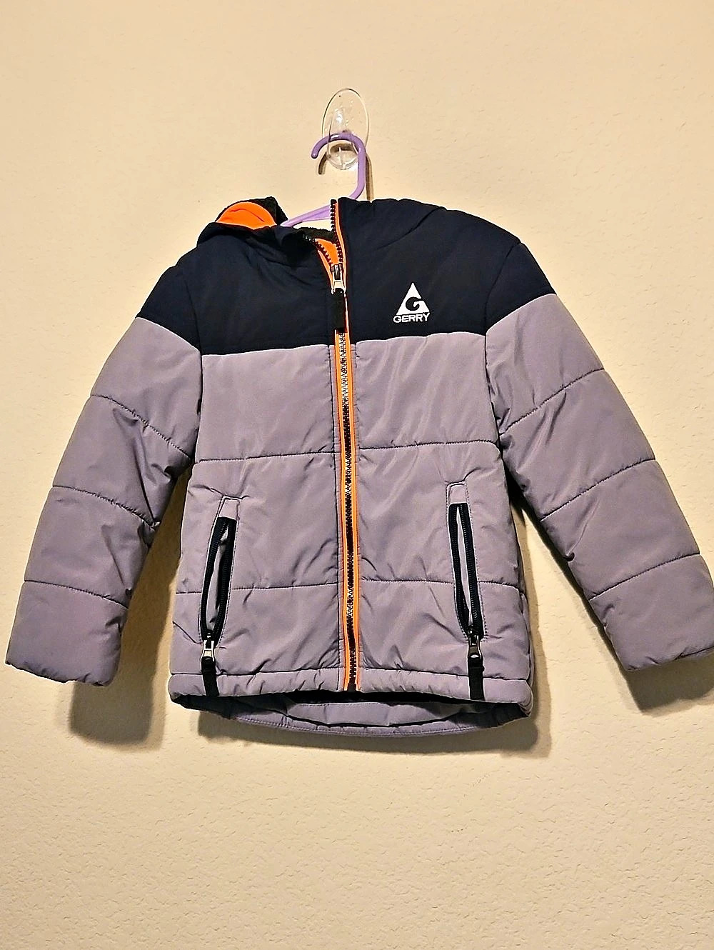 Gerry Kids' Jersey Lined Jacket Color Block Size 4T